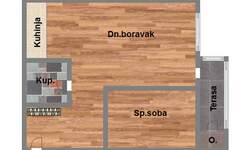 Dvosoban stan, Novi Sad, Telep, prodaja, 43m2, 105280e, id1019064